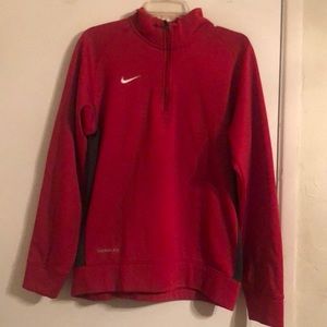 Red Nike sweater/ turtle neck